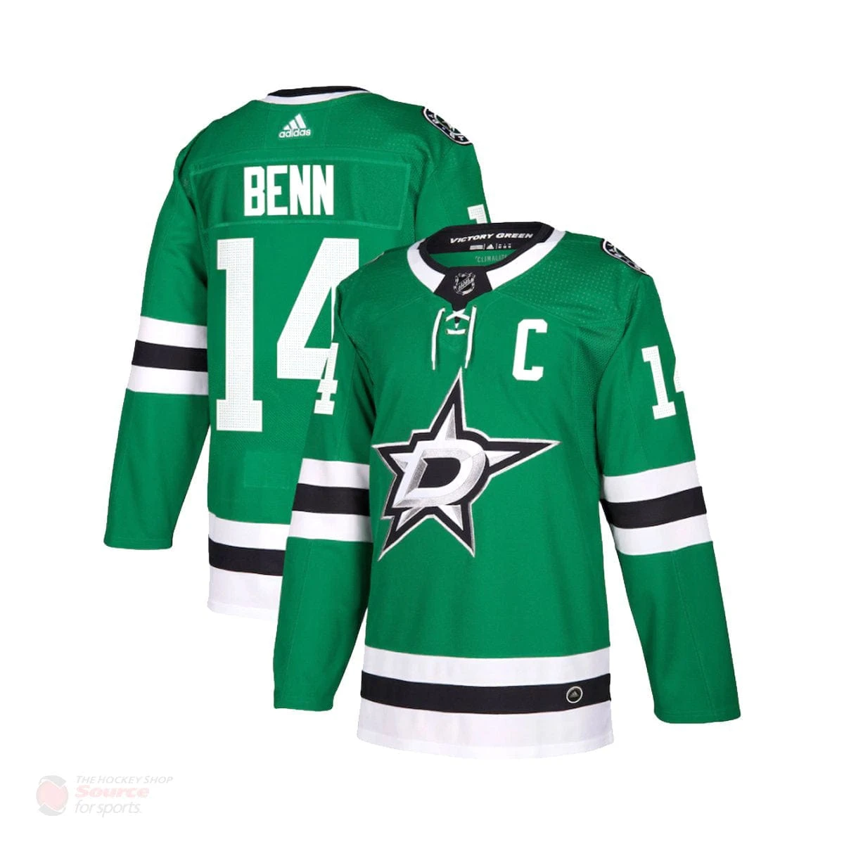 Dallas Stars Home Adidas Authentic Senior Jersey - Jamie Benn 3 Dallas Stars Home Adidas Authentic Senior Jersey - Jamie Benn