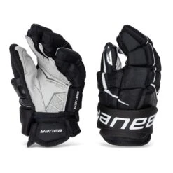 Bauer Supreme UltraSonic Intermediate Hockey Gloves -Warrior Sales Store bauer gloves bauer supreme ultrasonic intermediate hockey gloves black white 12 28743793541186