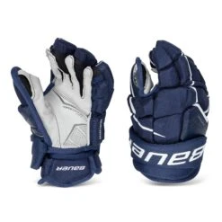 Bauer Supreme UltraSonic Intermediate Hockey Gloves -Warrior Sales Store bauer gloves bauer supreme ultrasonic intermediate hockey gloves navy 12 28743793573954