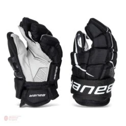 Bauer Supreme UltraSonic Junior Hockey Gloves -Warrior Sales Store bauer gloves bauer supreme ultrasonic junior hockey gloves black white 10 28743842168898