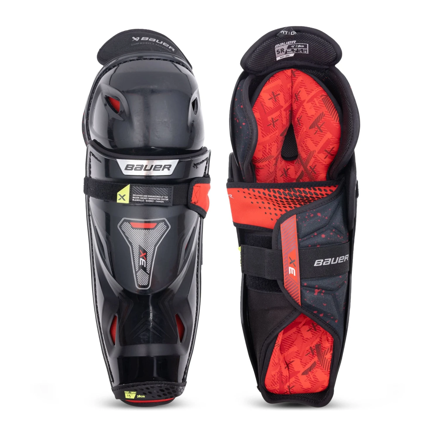 Bauer Vapor 3X Intermediate Hockey Shin Guards 3 Bauer Vapor 3X Intermediate Hockey Shin Guards