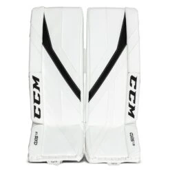 CCM Axis A1.5 Junior Goalie Leg Pads - Source Exclusive 33 CCM Axis A1.5 Junior Goalie Leg Pads - Source Exclusive -Warrior Sales Store ccm leg pads ccm axis a1 5 junior goalie leg pads source exclusive white white black black 26 1 30347148656706