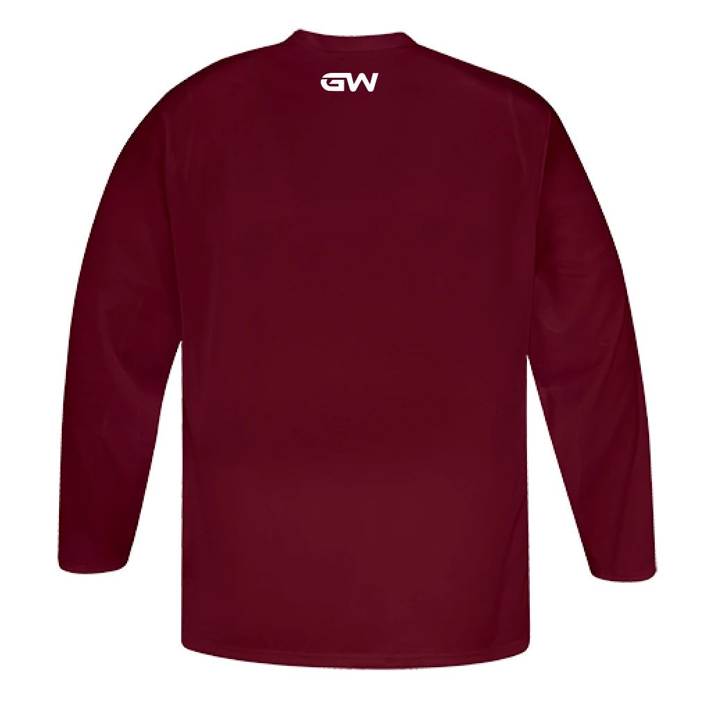 GameWear GW5500 ProLite Series Senior Hockey Practice Jersey - Crimson 4 GameWear GW5500 ProLite Series Senior Hockey Practice Jersey - Crimson - Image 2
