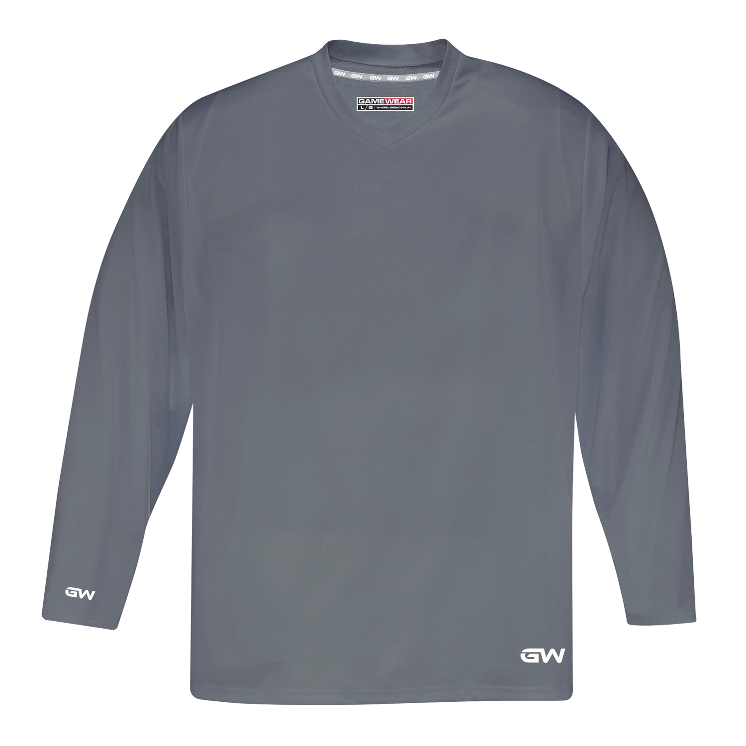 GameWear GW5500 ProLite Series Senior Hockey Practice Jersey - Grey 3 GameWear GW5500 ProLite Series Senior Hockey Practice Jersey - Grey