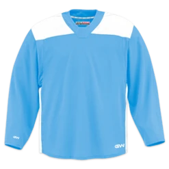 GameWear GW6500 ProLite Series Junior Hockey Practice Jersey - Sky Blue / White