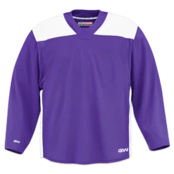 GameWear GW6500 ProLite Series Junior Hockey Practice Jersey - Violet / White