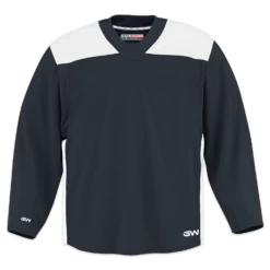 GameWear GW6500 ProLite Series Senior Hockey Practice Jersey - Black / White