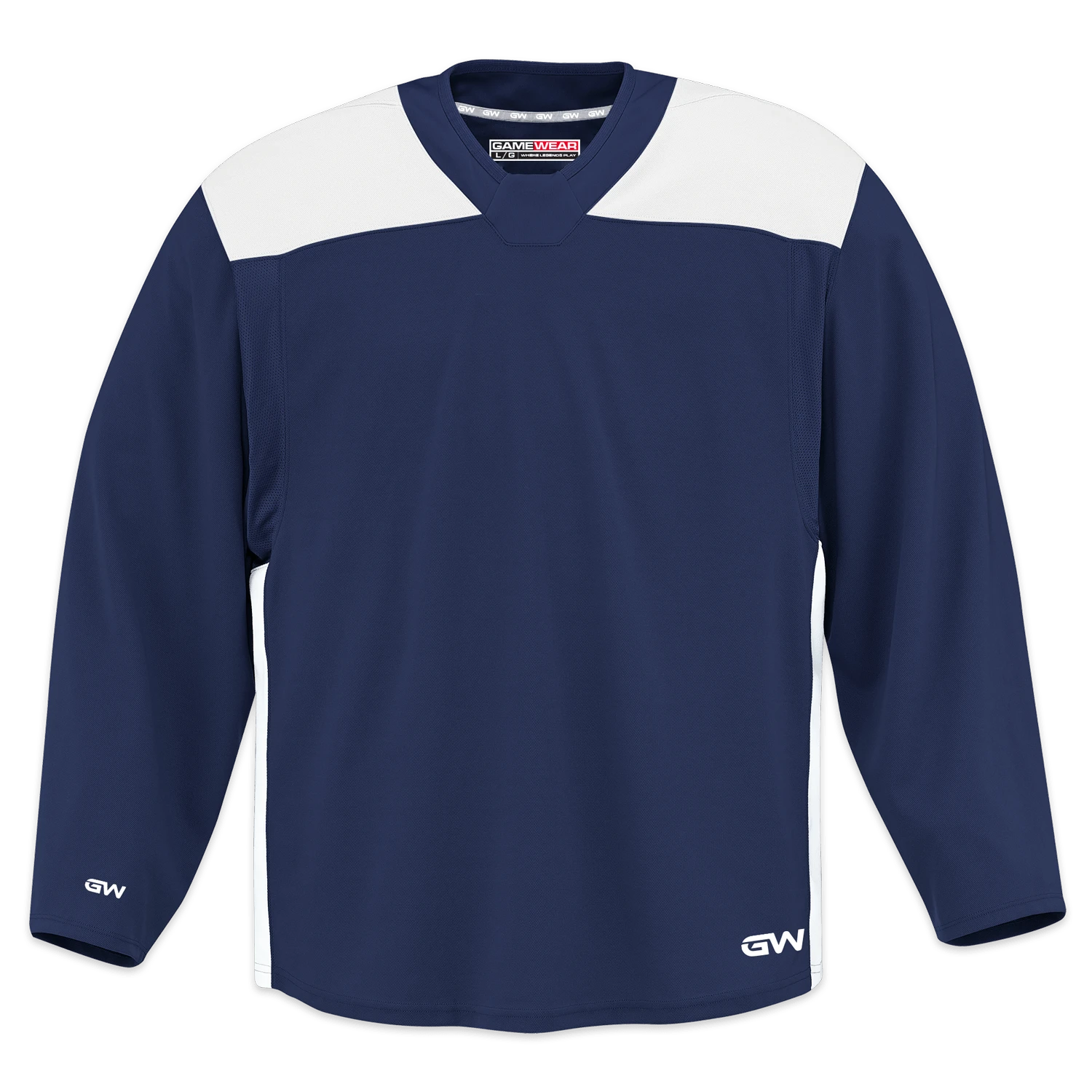 GameWear GW6500 ProLite Series Senior Hockey Practice Jersey - Royal / White 3 GameWear GW6500 ProLite Series Senior Hockey Practice Jersey - Royal / White