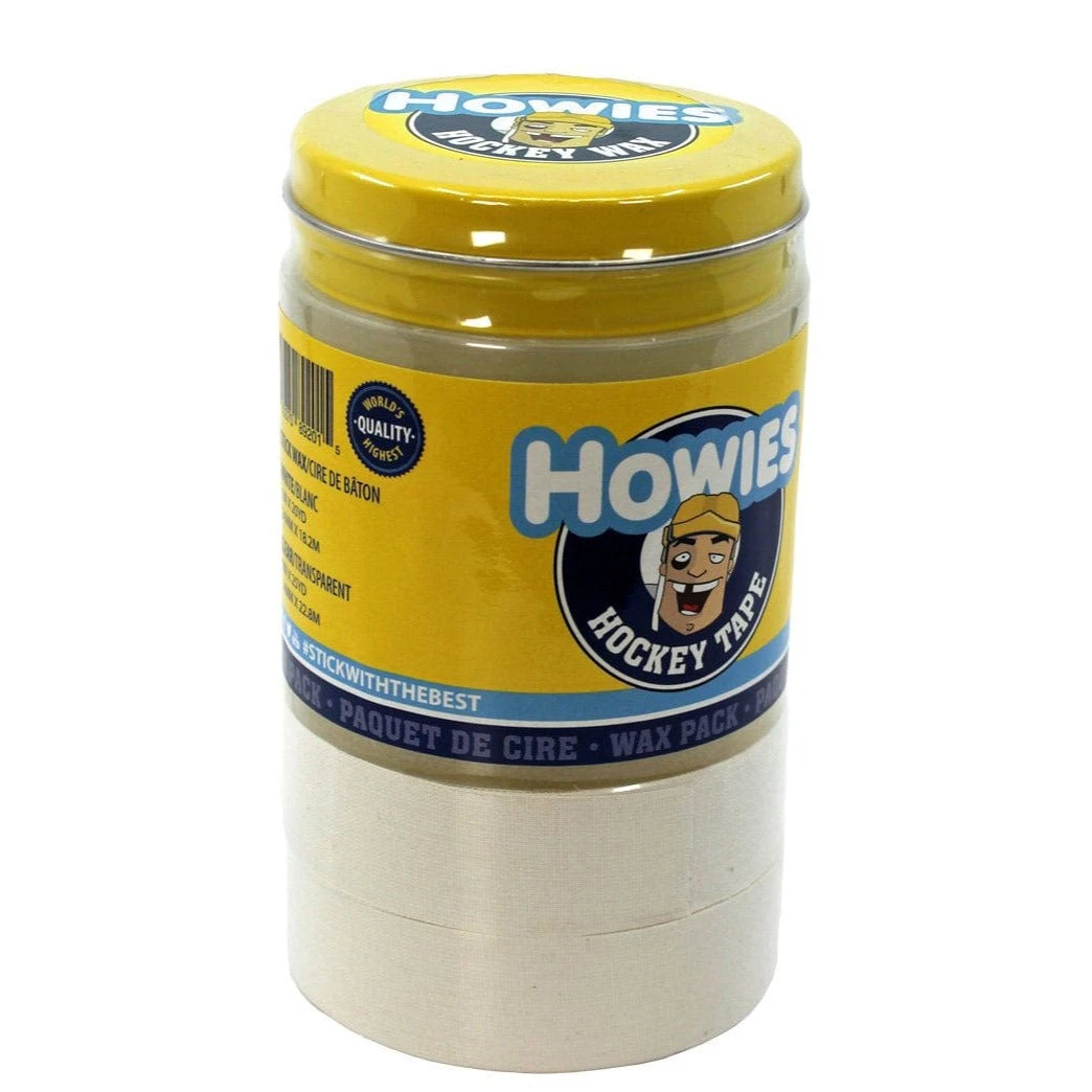 Howies Hockey Tape & Wax Mix Pack - 1 Wax, 3 Sock, 2 White Stick Tape 3 Howies Hockey Tape & Wax Mix Pack - 1 Wax, 3 Sock, 2 White Stick Tape