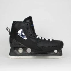 TRUE Senior One Piece Goalie Skates - Pro Stock - Black/Blue Liner - Size 11