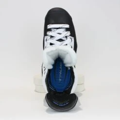 TRUE Player Junior Hockey Skates - Pro Stock - VH Holder - White Side - "NAT" - Size 5 -Warrior Sales Store true hockey skates true player junior hockey skates pro stock vh holder white side nat size 5 5 r standard 15186595807298