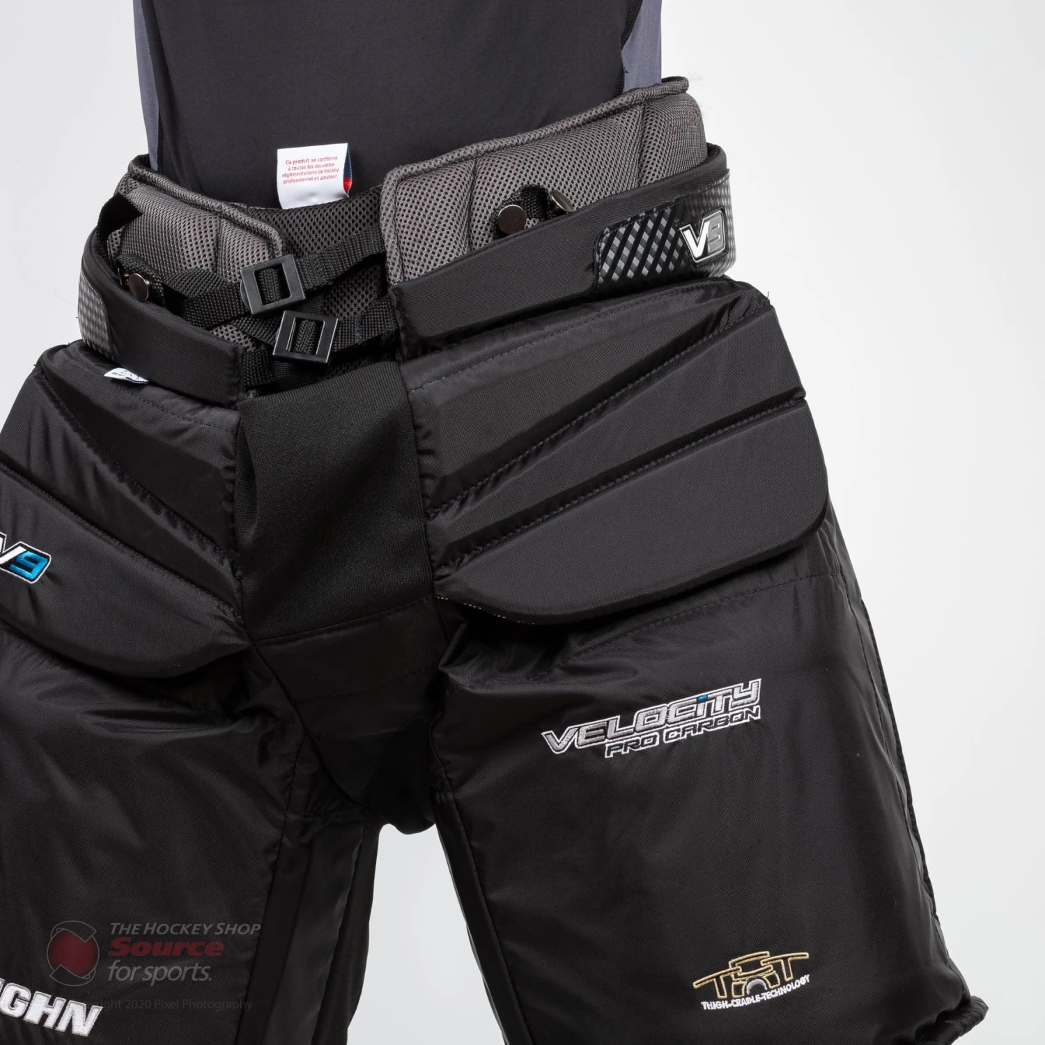 Vaughn Velocity V9 Pro Carbon Senior Goalie Pants 5 Vaughn Velocity V9 Pro Carbon Senior Goalie Pants - Image 3